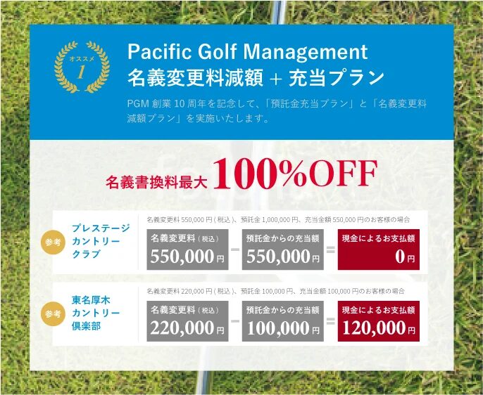 朝日ゴルフ,PGM・アコーディアグループの特選情報