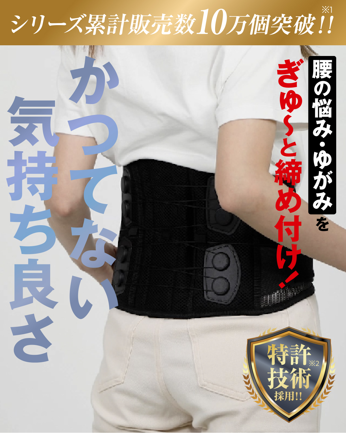腰サポーター「メディテクト」