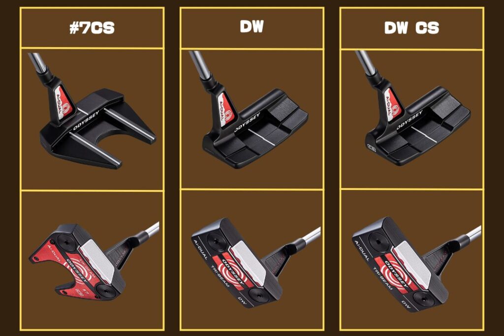 Ai-DUAL TRI-BEAMパター｜オデッセイ パター
（エーアイ デュアル トライ・ビーム）②