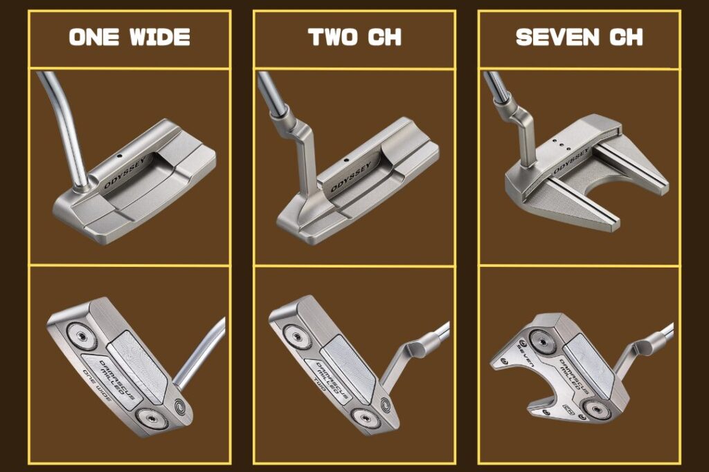 DAMASCUS MILLEDパター,オデッセイ パター
（ダマスカス ミルド パター）➀