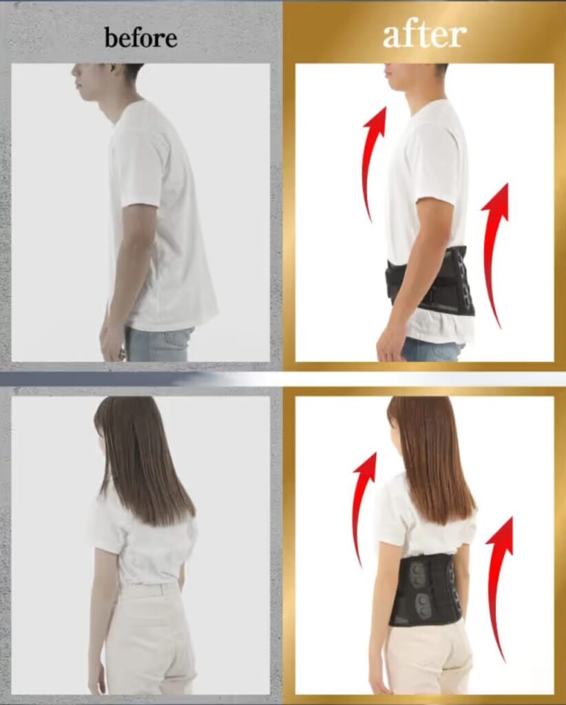 腰サポーター「メディテクト」の効果