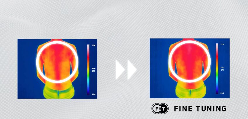 FINE TUNING®（ファインチューニング）の効果, 温熱効果