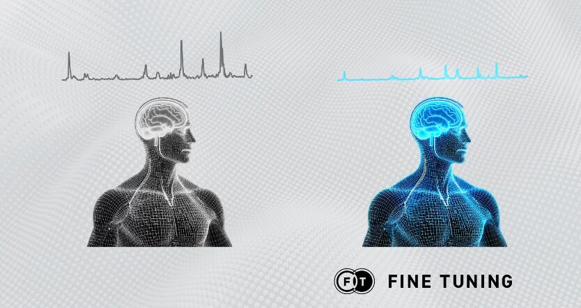 FINE TUNING®（ファインチューニング）の効果, 脳波測定（リラックス度）
